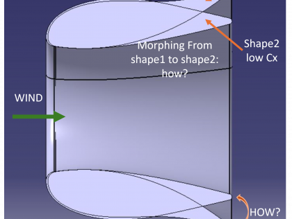 BRE07 Shape-shifting airborne wind turbine: morphing the aerostat to cut drag in flight