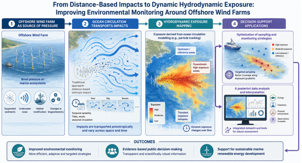 BRE06 Hydrodynamic-aware mapping of Offshore Wind Farms environmental footprint