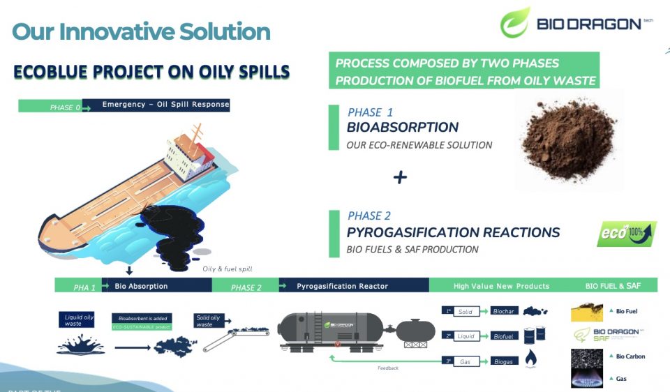 CAD04: Circular economy port project with cleaning and obtaining biofuels from Marpol oils and oil spills on land and at sea
