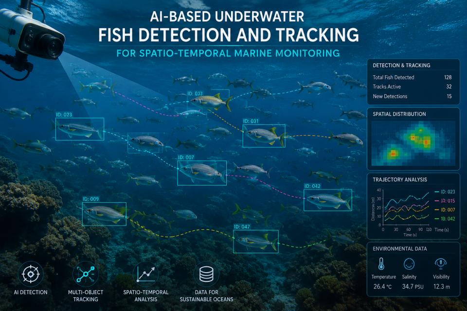 CHE01 - AI-Based Underwater Fish Detection and Tracking for Spatio-Temporal Marine Monitoring