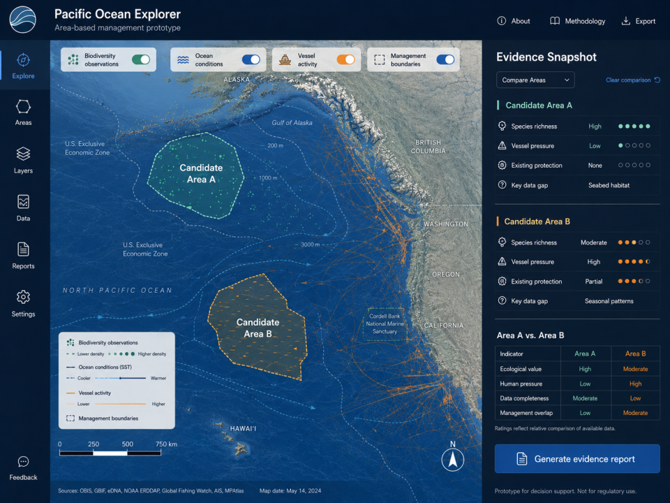 VIC04 - Pacific Ocean Explorer: Reimagining Tools for Area Based Management